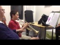 Aden trumpet practice