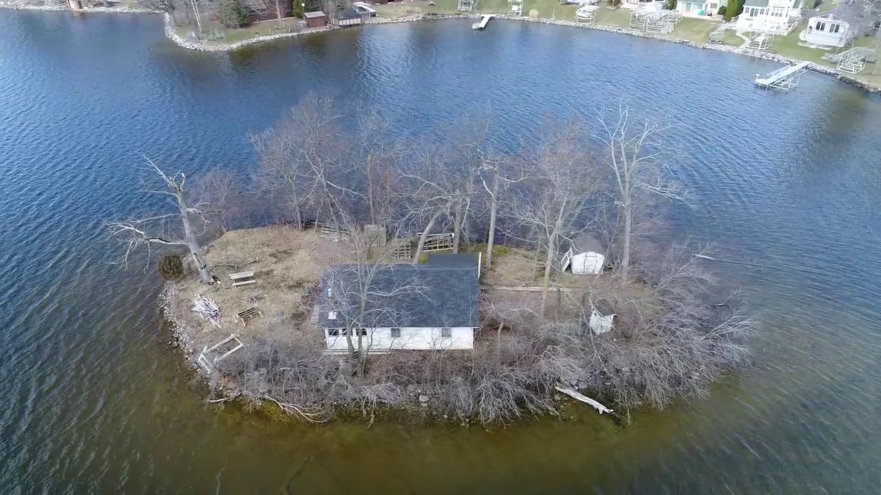 Okauchee lake drone flight YouTube