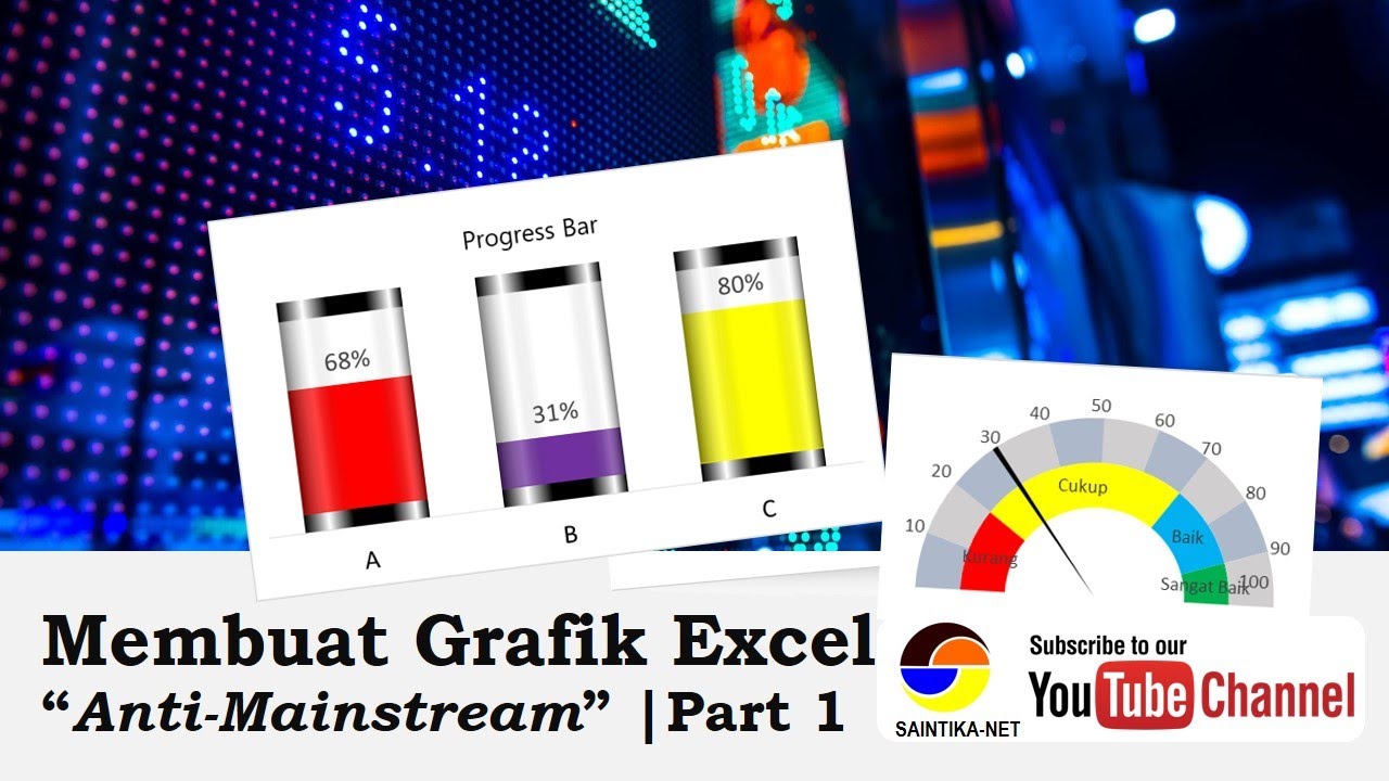 Membuat Grafik Speedometer di Excel YouTube