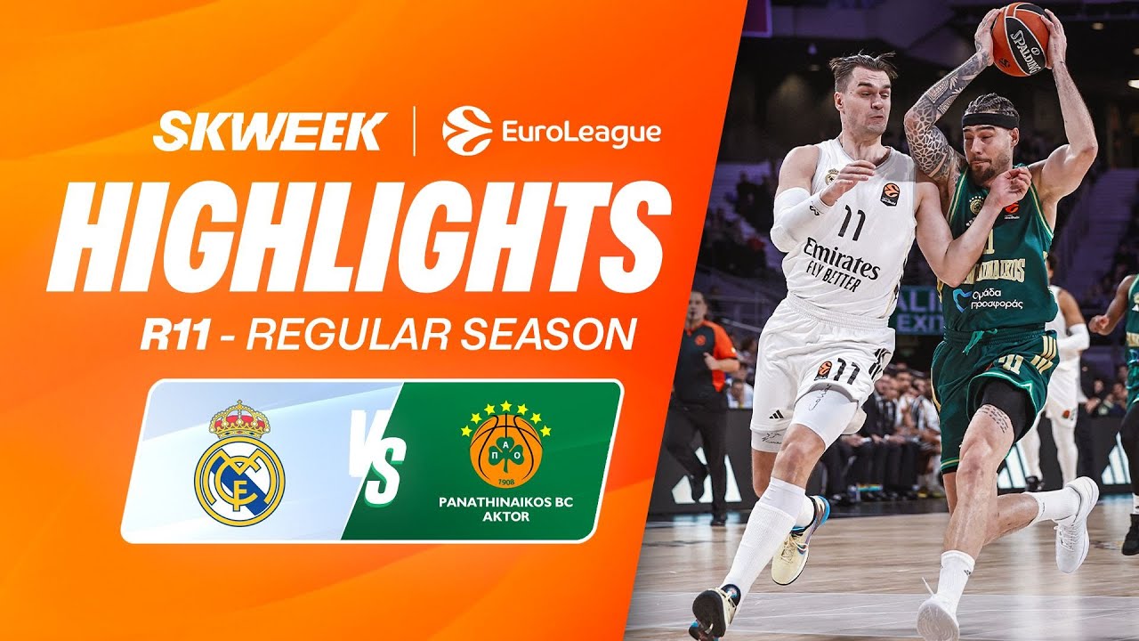 ДОБРО ПОЖАЛОВАТЬ, КЕННЕТ ФАРИЕД! - Реал Мадрид против Панатинаикоса - Лучшие моменты Евролиги, 11...