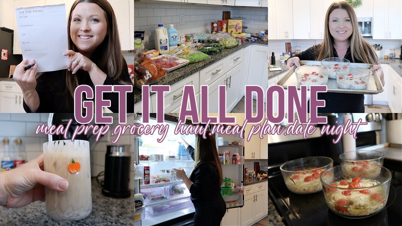 СДЕЛАЙТЕ ВСЕ | ПОКУПКА ПРОДУКТОВ, ПЛАН ПИЩИ, ПОПОЛНЕНИЕ ЗАПАСОВ, ПРИГОТОВЛЕНИЕ ЕДЫ, СВИДАНИЕ