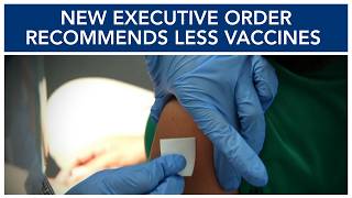 President Trump signed an executive order overhauling recommendations for childhood vaccines.