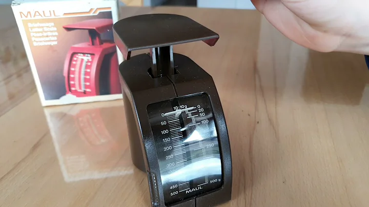 Briefwaage fr 20 D-MARK / Mechanische Waage