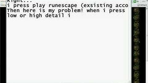 Runescape problem help please