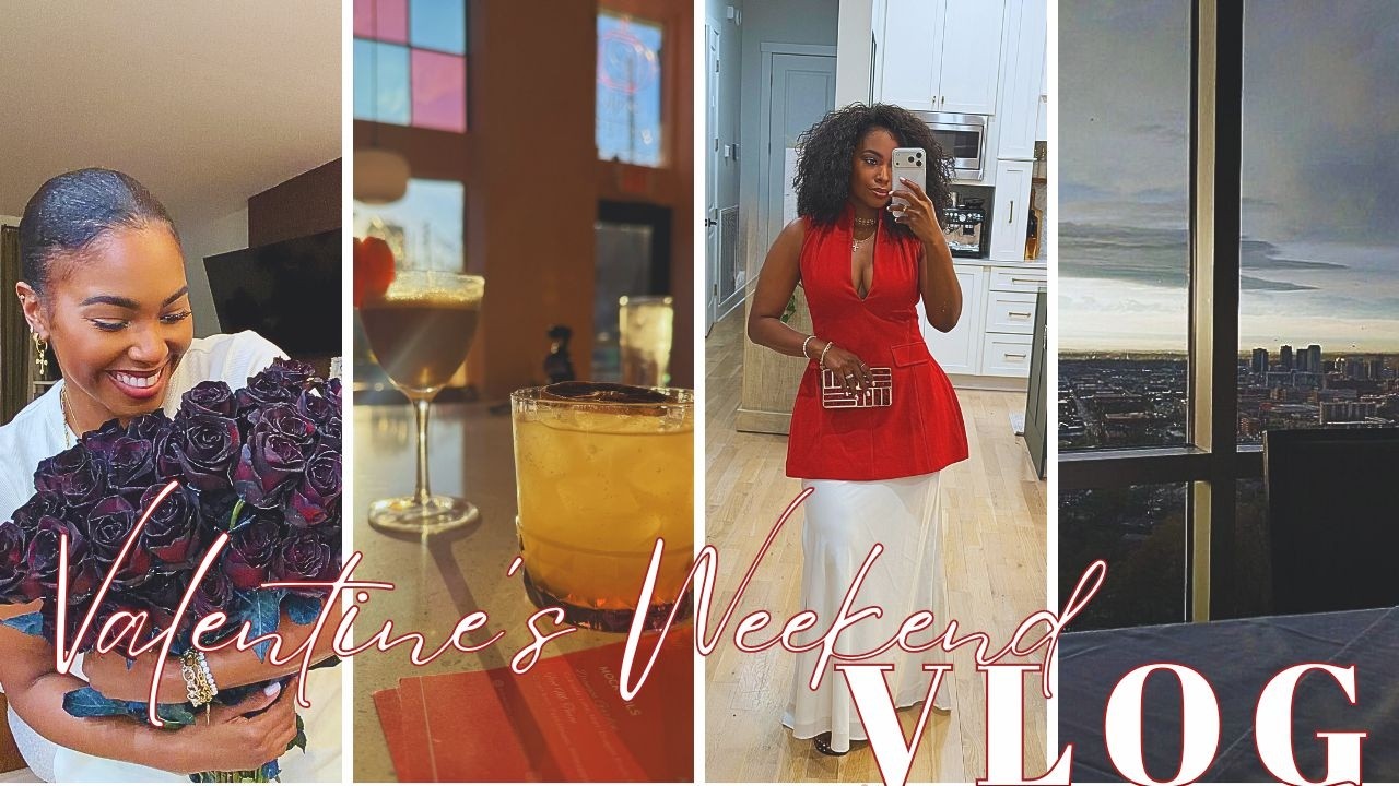VLOG || Celebrate our 19th Valentines, fave art museum, strawberry espresso, 4 course dinner + more