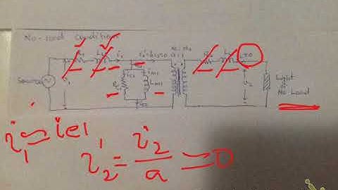 Practical Transformer under No Load Condition