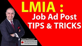 LMIA : Job Ad Post Tips & Tricks  Immigration to Canada