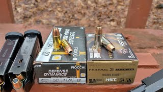 Federal HST (or Gold Dot) is a Waste of Money? 9mm Federal HST VS 9mm Fiocchi Defense Dynamics