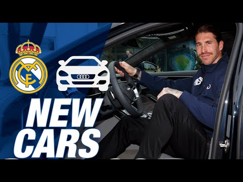 Zidane, Ramos, Hazard and Real Madrid players receive their new Audi!