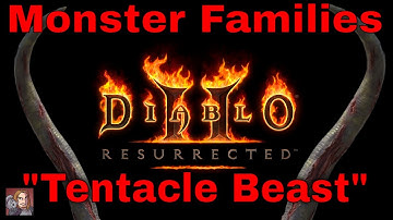 D2R Monster Families - Tentacle Beast (Water Watcher, River Stalker, Stygian Watcher)