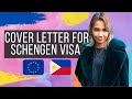 HOW TO WRITE A COVER LETTER FOR SCHENGEN VISA!