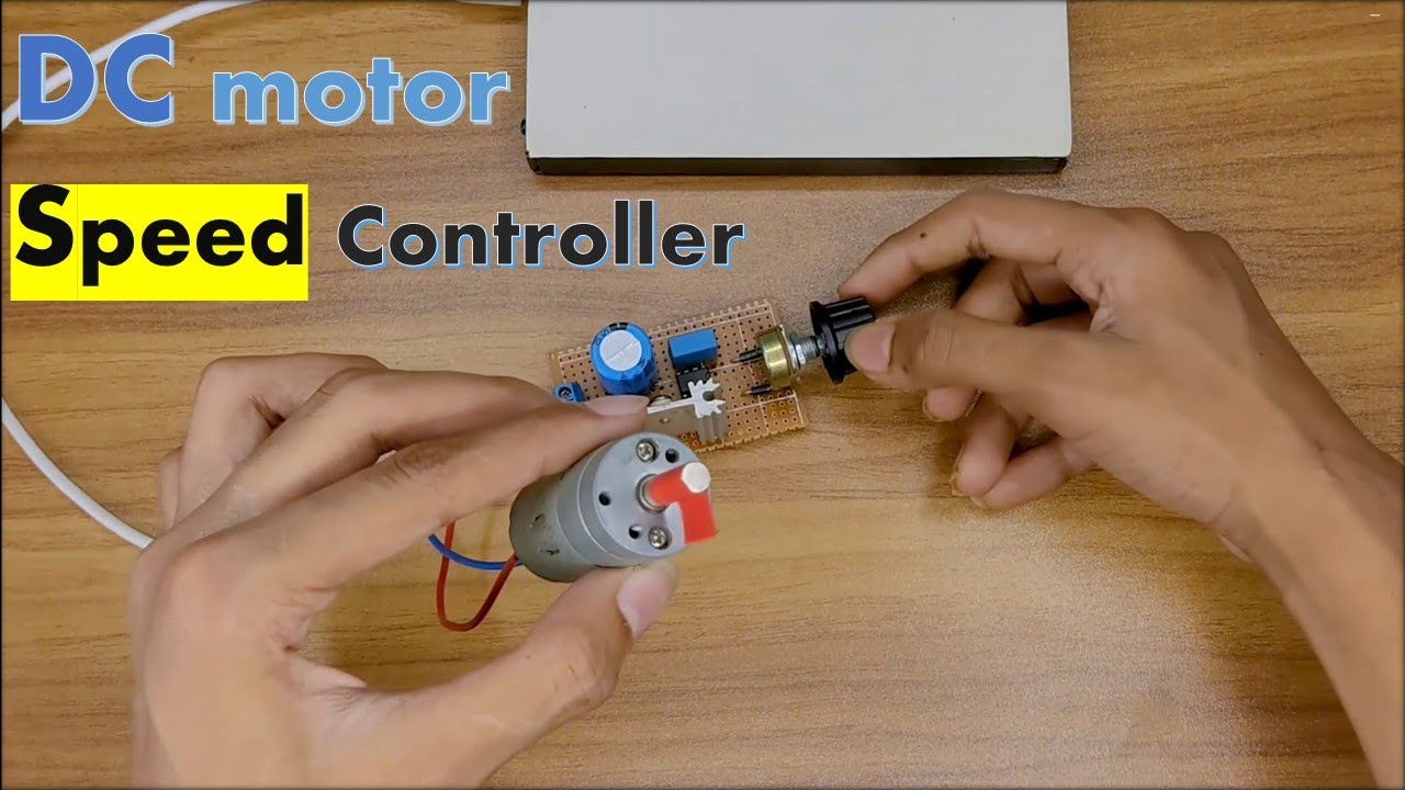 How To Make a PWM DC Motor Speed Controller using the 555 Timer IC ...