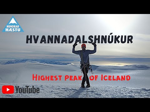Hvannadalshnúkur (2,110 m.) - Iceland's Highest Mountain — Hryggjaleið Route