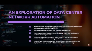 An Exploration of Data Center Network Automation