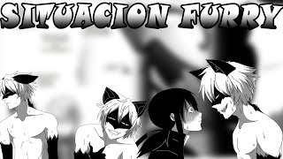 FURRY SITUACION (COMPLETO)| Miraculous Ladybug Comic | Fandub Latino | AdrienDub