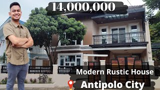 House Tour 14 | Modern Rustic House for Sale in Antipolo Rizal near M.L Quezon Antipolo Road |