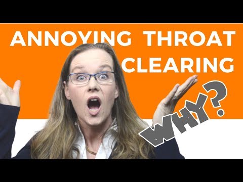 Video: Clearing Throat: 9 Ursachen, Abhilfemaßnahmen, Hilfe Und Mehr