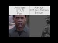 Average gta 5 fan vs average gta san andreas enjoyer