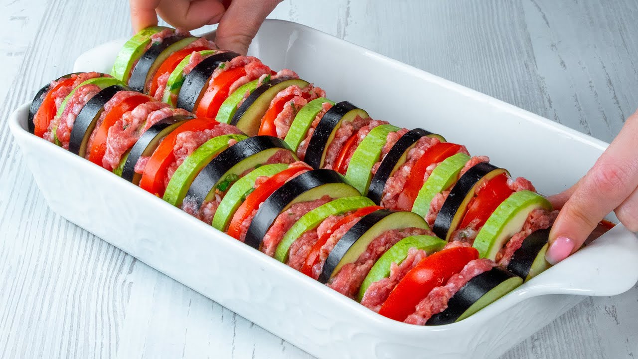 Si cocinas las berenjenas, los calabacines y la carne así, se lo van a comer todo