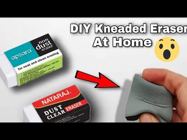 DIY Kneaded Eraser  How To Make Kneaded Eraser At Home 