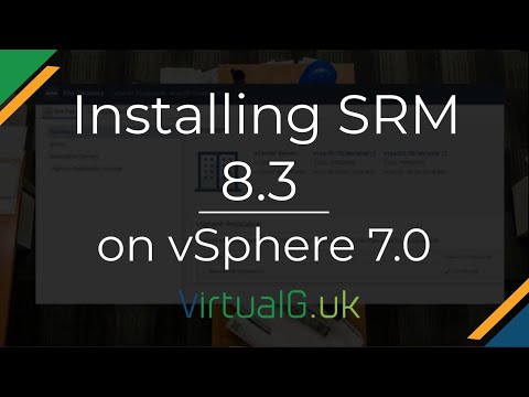 SRM (Site Recovery Manager) 8.3 Install and Configure in vSphere 7.0 - VirtualG.uk