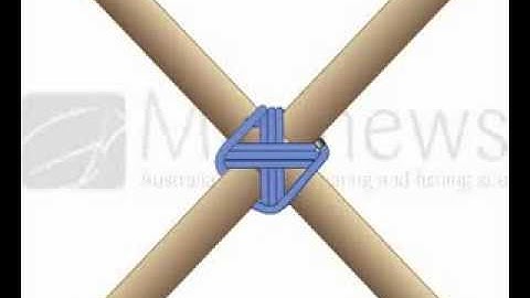 How to Tie Diagonal Lashing