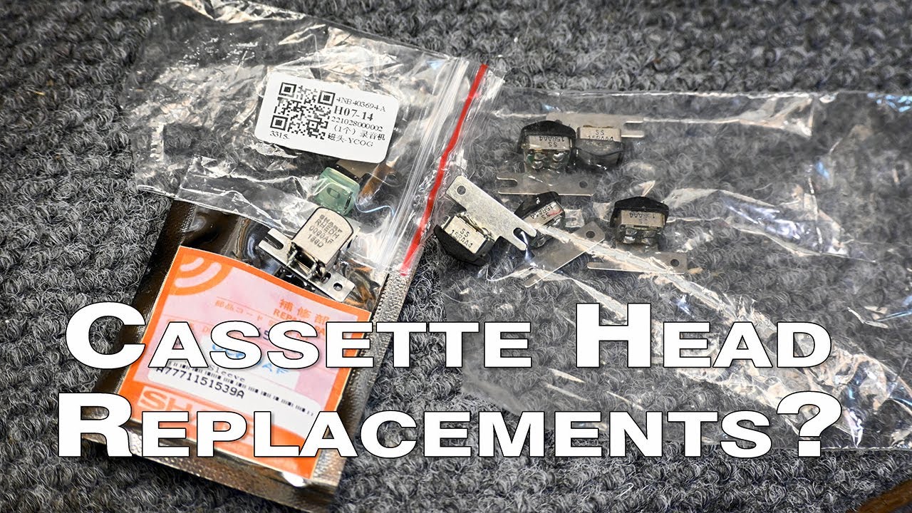 Looking At Newly Purchased Cassette Heads Up Close - YouTube
