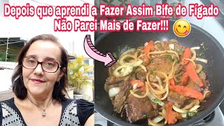 Receita de Bife de fígado acebolado, enviada por paula miranda