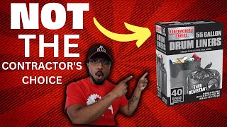 Contractor's Choice Contractor 40-Pack 55-Gallon Black Outdoor Plastic Construction Trash Bag REVIEW