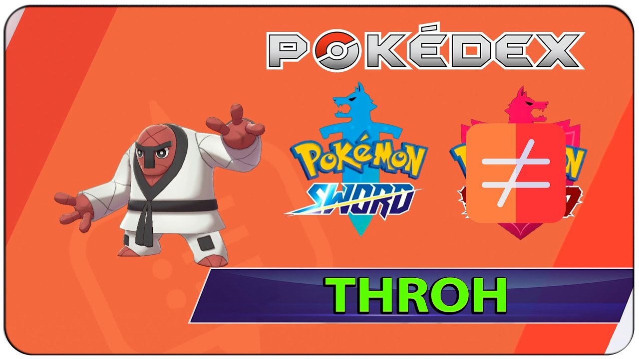 How to Catch Throh 248 Pokemon Sword Galar Pokedex YouTube