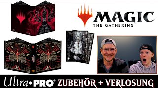 MTG Unboxing Ultra Pro Zubehör | Innistrad Blutroter Bund | Magic the Gathering deutsch Crimson Vow