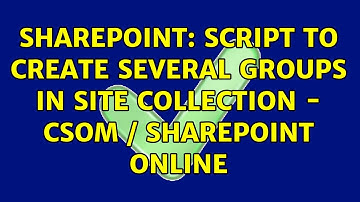 Sharepoint: Script to create several groups in site collection - CSOM / Sharepoint Online