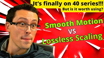 Nvidia Smooth Motion Driver Level Frame Generation now on RTX 40 Series (How to, and test vs LSFG)