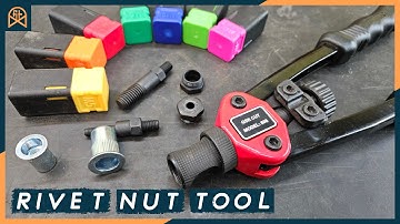 Using the Rivet Nut Tool || Rivnuts Explained 