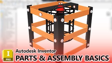 Parts & Assemblies in Autodesk Inventor 2025 - Beginner Exercise