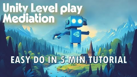 Unity Level Play Mediation ads Iron Source in 5 min *Simple Tutorial* Script Ready Tutorial