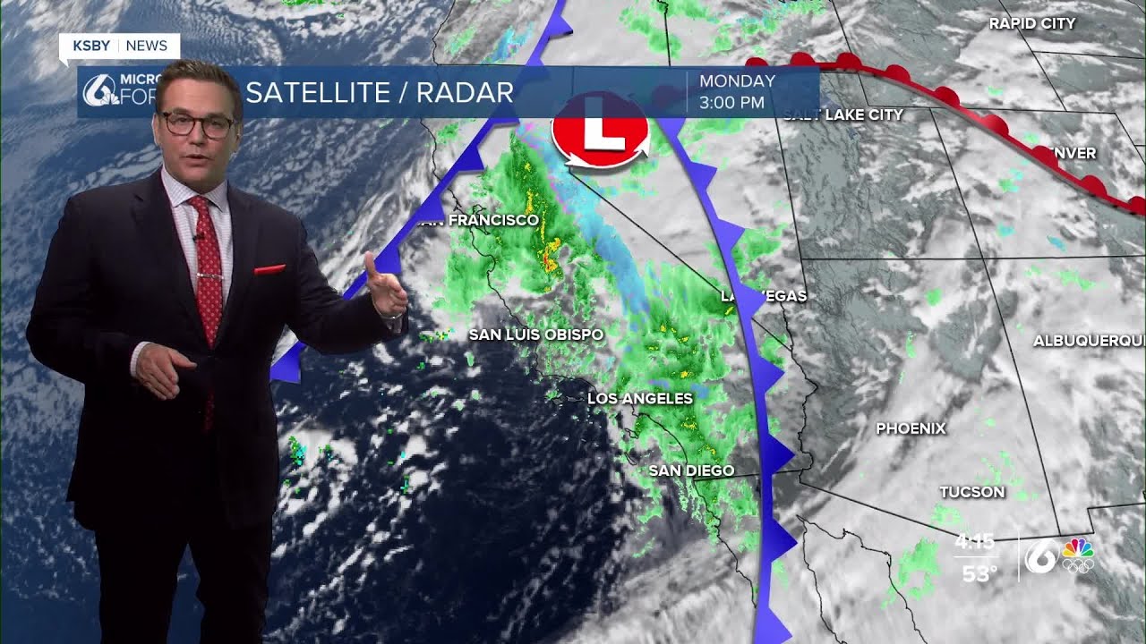 Several more waves of rain and possible thunderstorms into the week ...