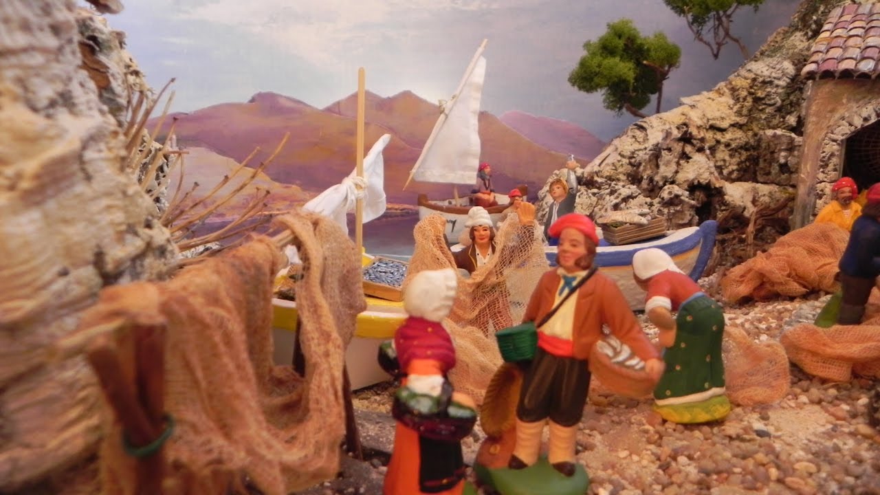 Crèche provençale :La calanque du Gabian . Danielli 2014