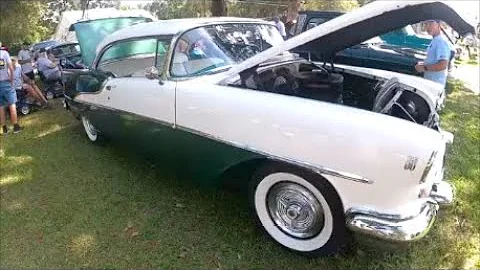 1955 Olds Super 88 Holiday GrnWht LHelen0429236487