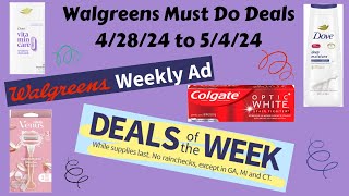 Walgreens Must Do Deals 4/28/24 to 5/4/24 - Cheap Shaving Needs, Body Wash, and More!!!
