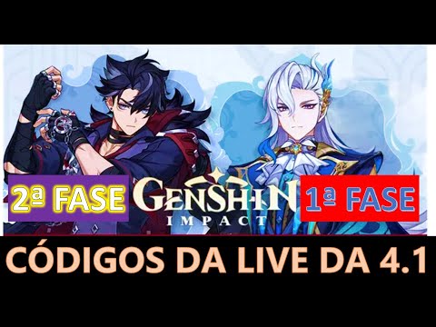 Banners da Versão 4.1 e Códigos de Resgate (360 Gemas Grátis) Genshin  Impact