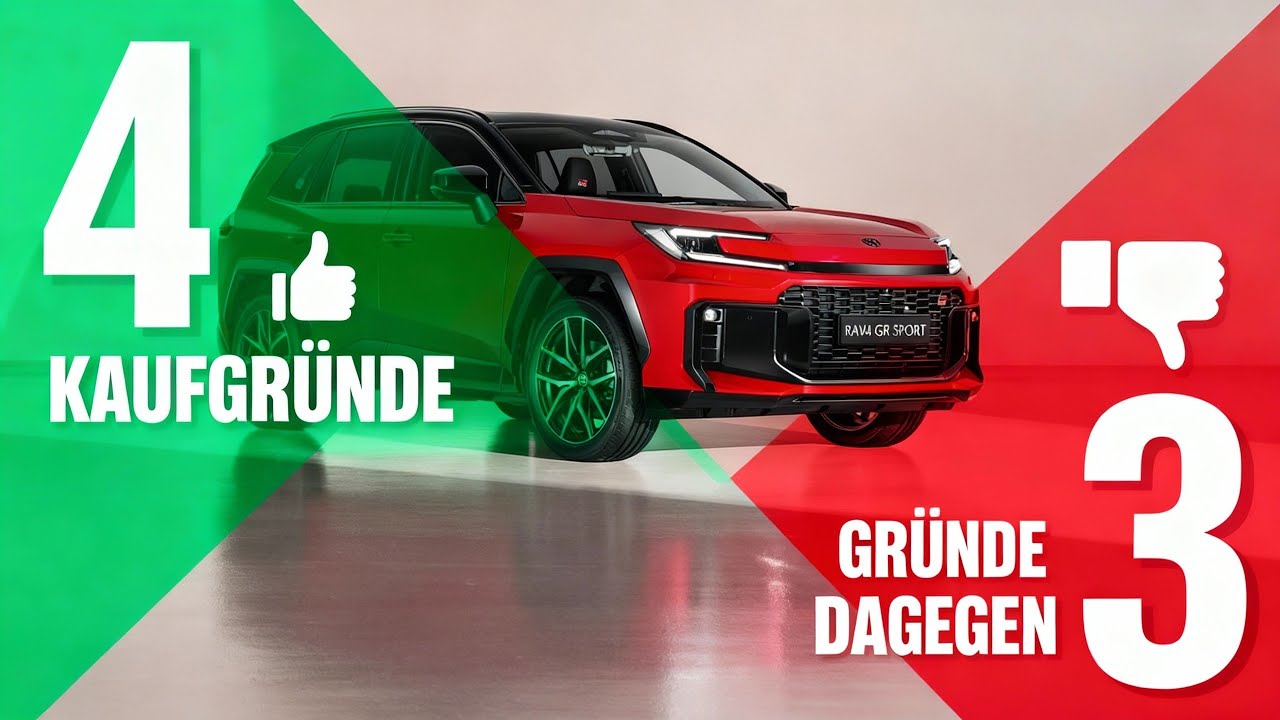 4 Gründe für den neuen Toyota RAV4 2026 – und 3, die dagegen sprechen!