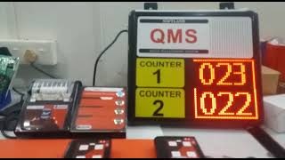 Queue Management System for two counter sales and service 7708451673,8610975811
