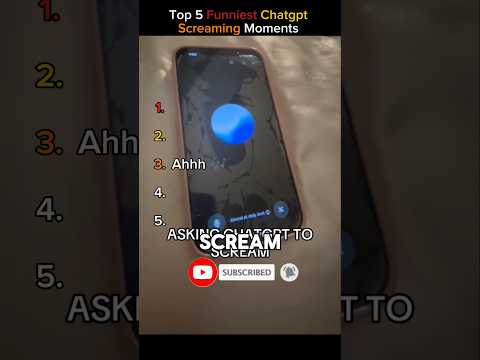 Top 5 Funniest Chatgpt Screaming Moments So Awkward Ranking Memes Funny Tiktok 