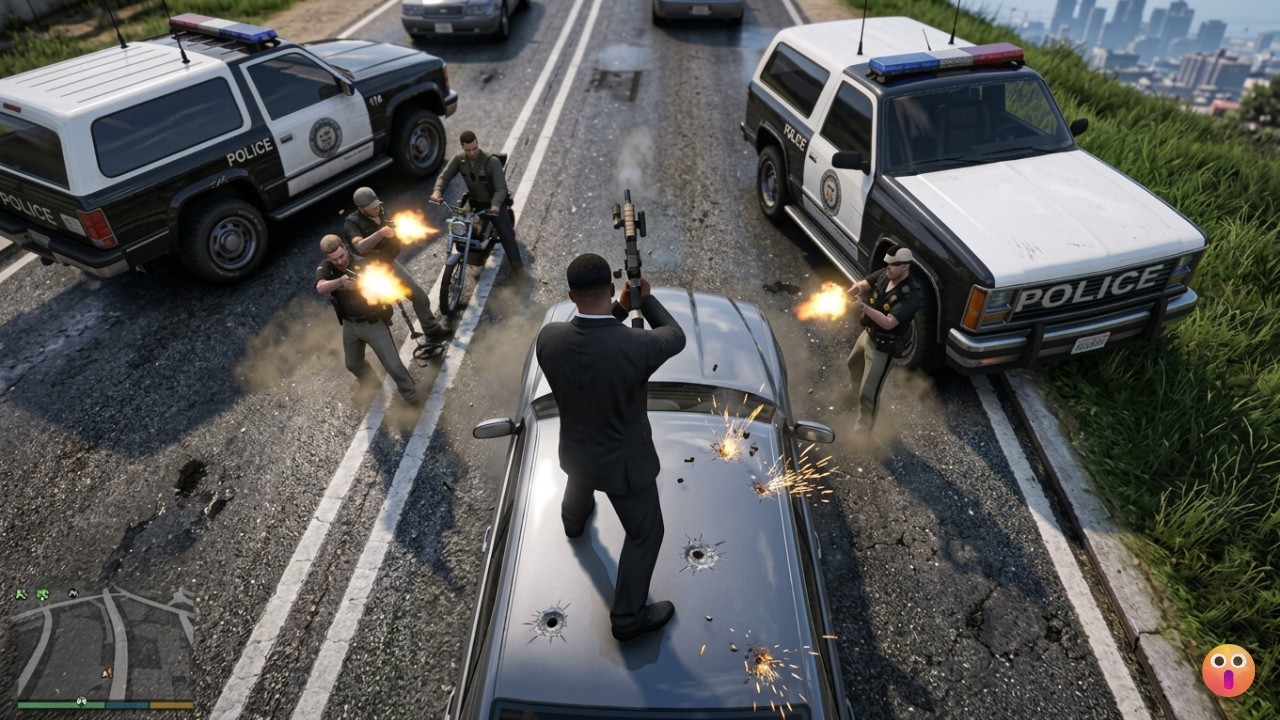 I Reached MAX 6 Star Wanted in GTA San Andreas