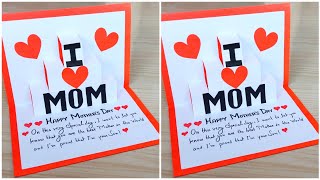 DIY Mother's day pop up card / Beautiful Handmade greeting card for mother's day