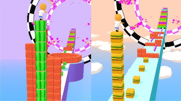 Cube Surfer! 3D All Levels Gameplay Android IOS Best Game Mobile Level 75 76