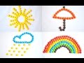 New m  m learn to make sun cloud rainbow umbrella