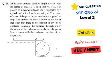 SBT Rotation QNO 61 Solution | Rolling Motion | JEE / NEET