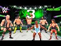 WWE Mayhem: Steve Austin, Seth Rollins &amp; John Cena Vs Big E, Elias &amp; Chad Gable - Wrestling Match